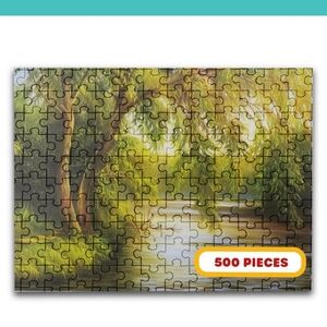 LOT OF 5 500 PIECE PUZZLES